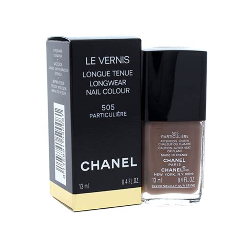 chanel lacquer particuliere 505|chanel le vernis longwear 105.